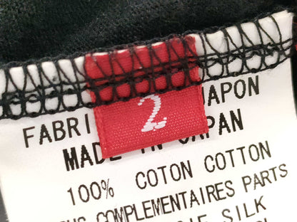 Ys Red Label Yohji Yamamoto Women's Lightweight Turtleneck Knit Top in Black, Size 2