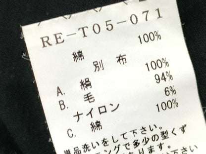 Ys Red Label Yohji Yamamoto Women's Lightweight Turtleneck Knit Top in Black, Size 2