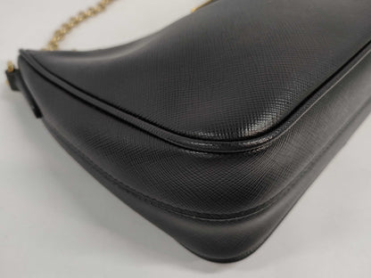 PRADA Saffiano Chain Shoulder Bag