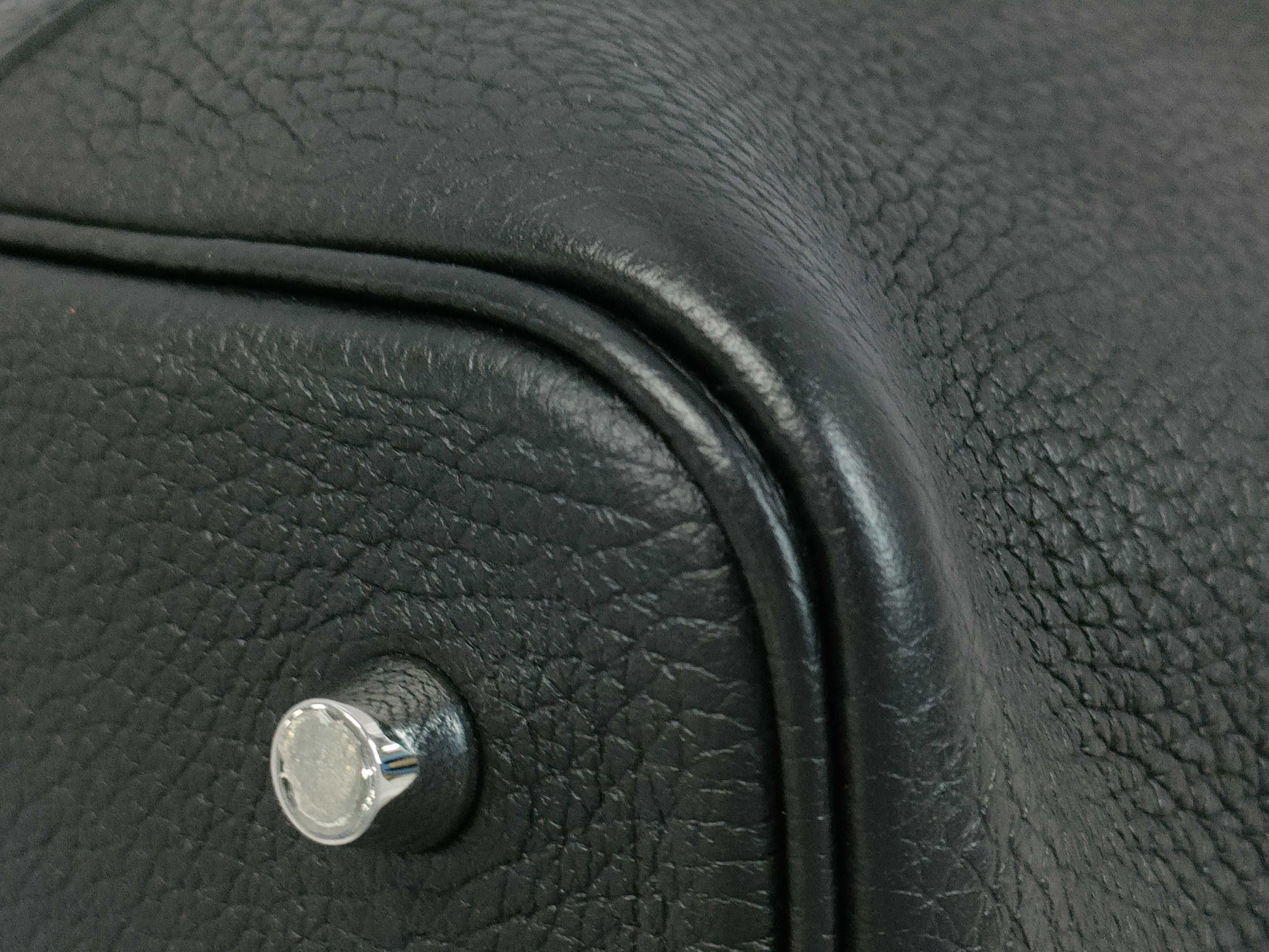 HERMES Hermes Picotin 22 Black Y Stamp Handbag