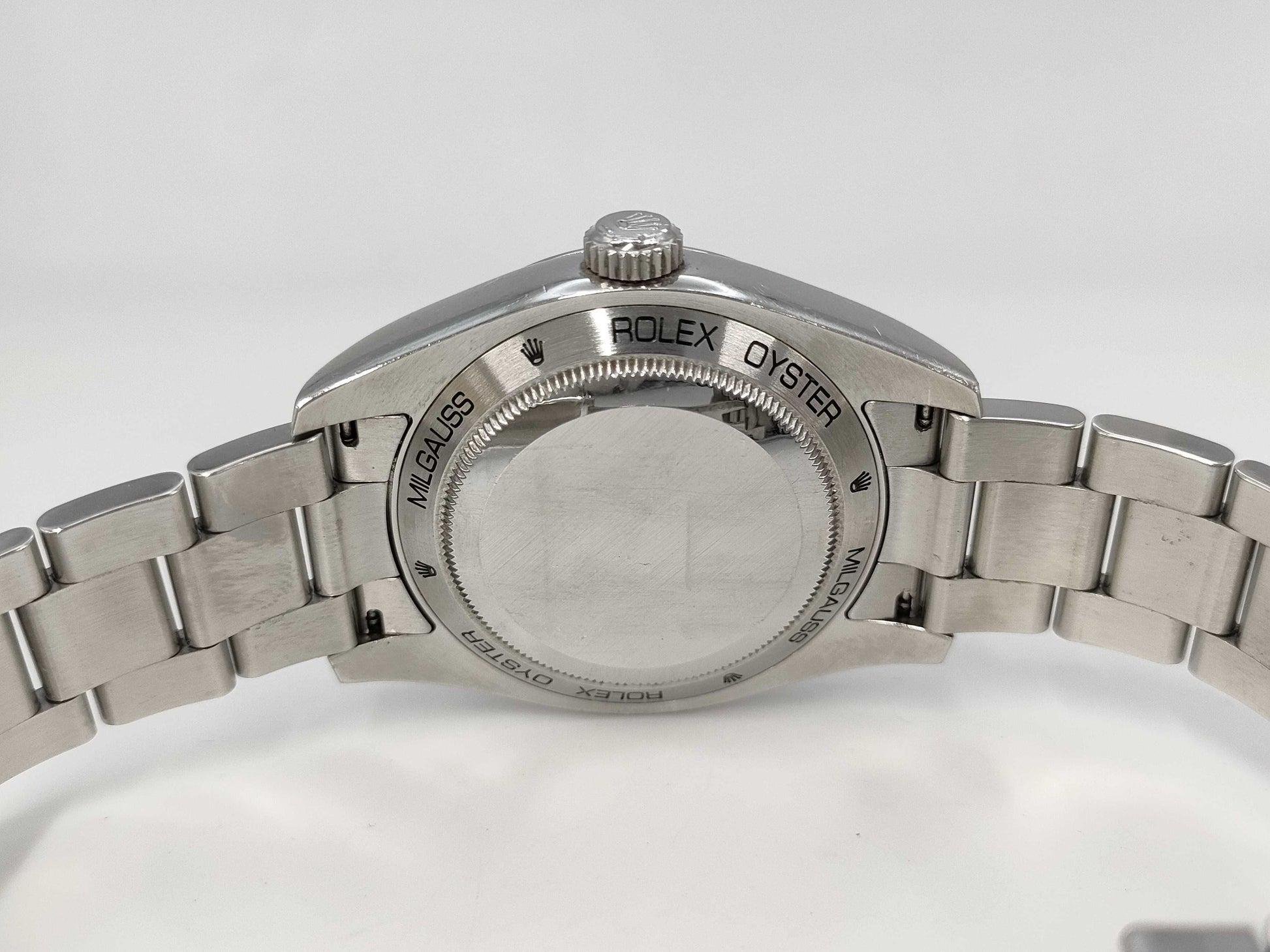 ROLEX Milgauss 116400 V604177 Black Dial Men's Watch