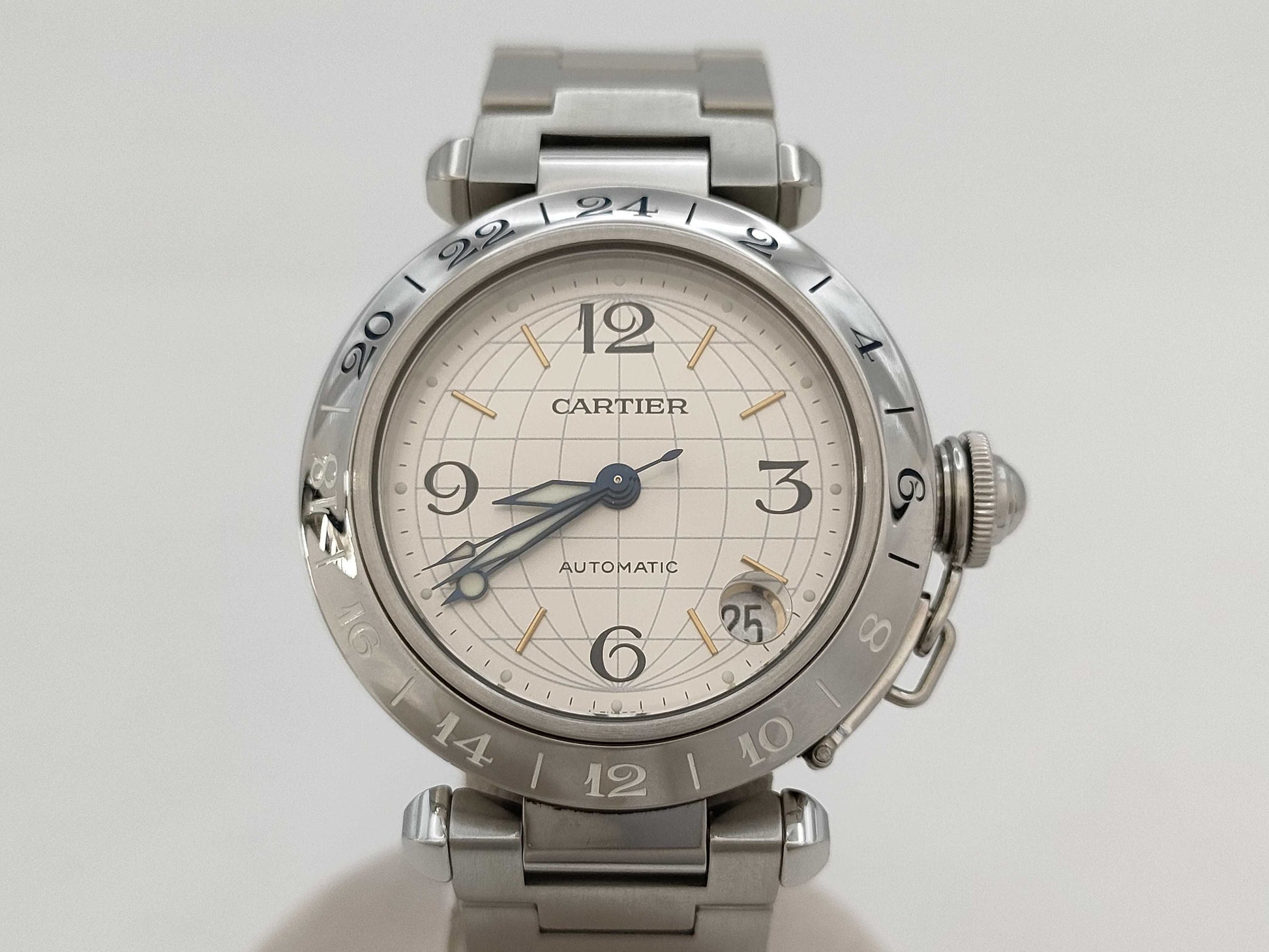 Cartier Pasha W31029M7 237787571CD Automatic Silver Dial Boys' Watch