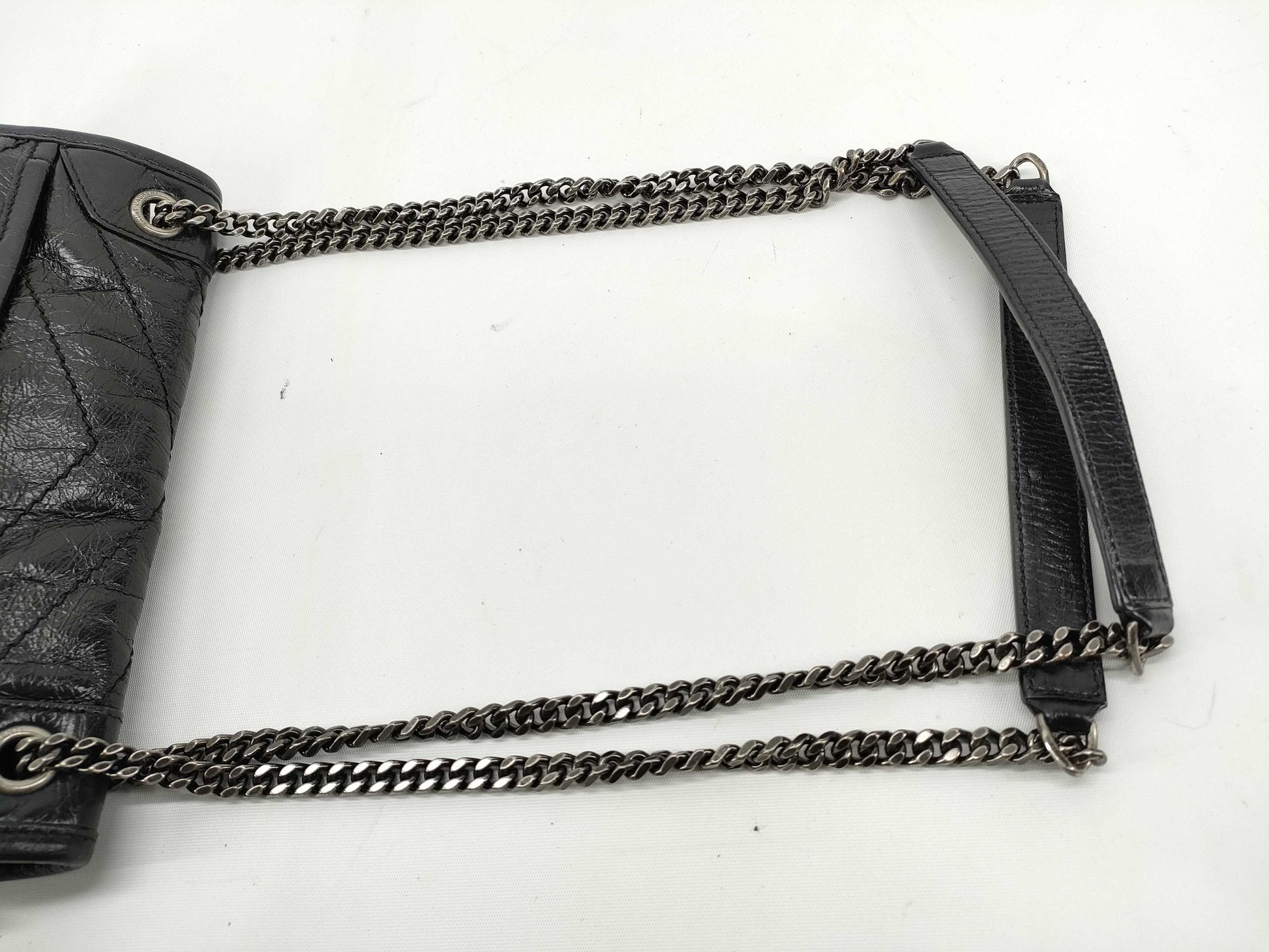 SAINT LAURENT Paris Niki Baby Leather Chain Shoulder Bag 533037 Shoulder Bag