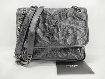 SAINT LAURENT Paris Niki Baby Leather Chain Shoulder Bag 533037 Shoulder Bag