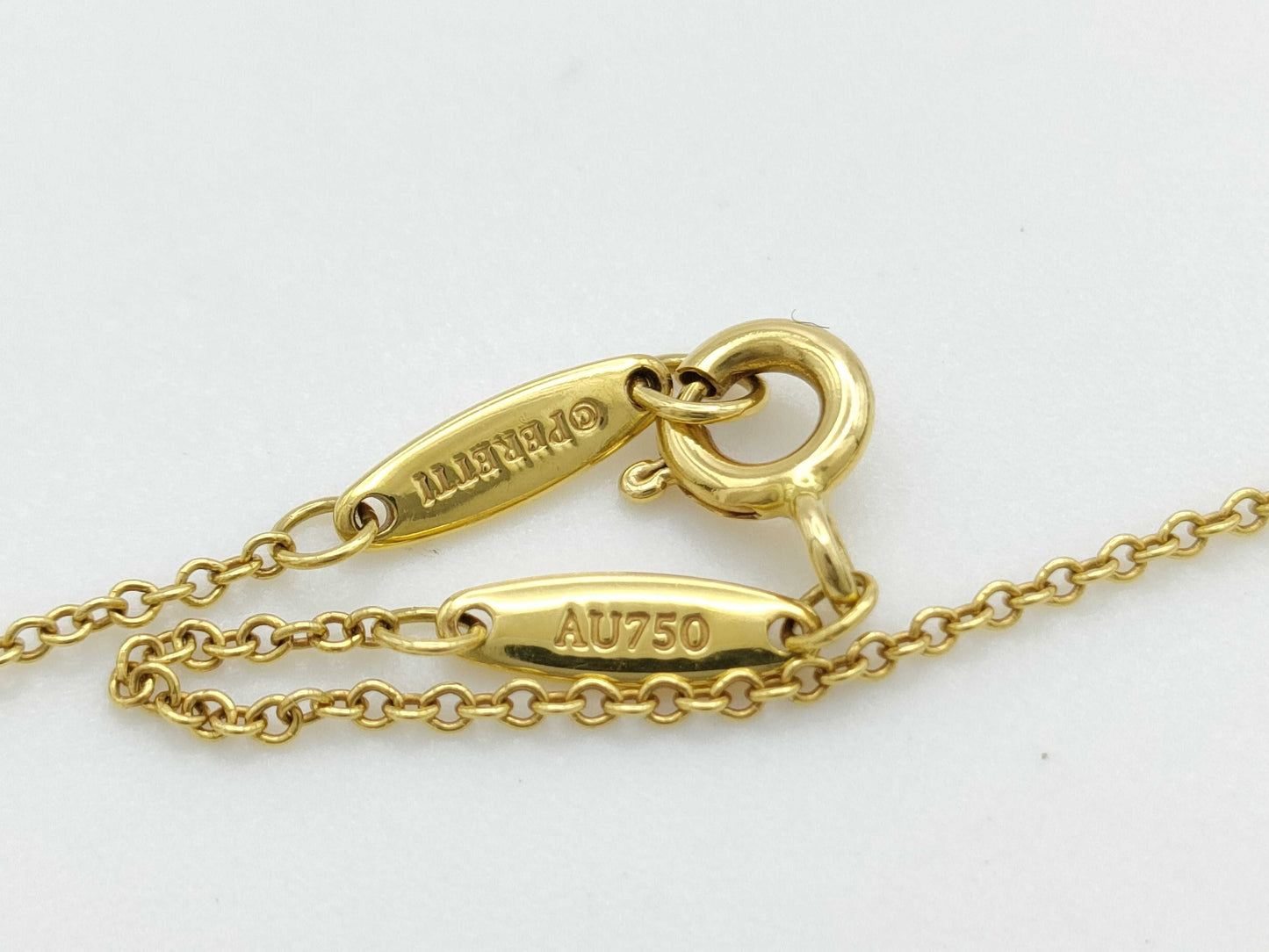 Tiffany & Co. By the Yard 1PD YG Au750 1.8g Necklace 