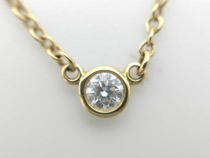 Tiffany & Co. By the Yard 1PD YG Au750 1.8g Necklace 