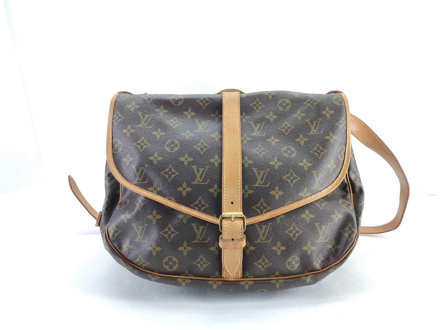 LOUIS VUITTON Monogram Saumur 35 M42254 Shoulder Bag