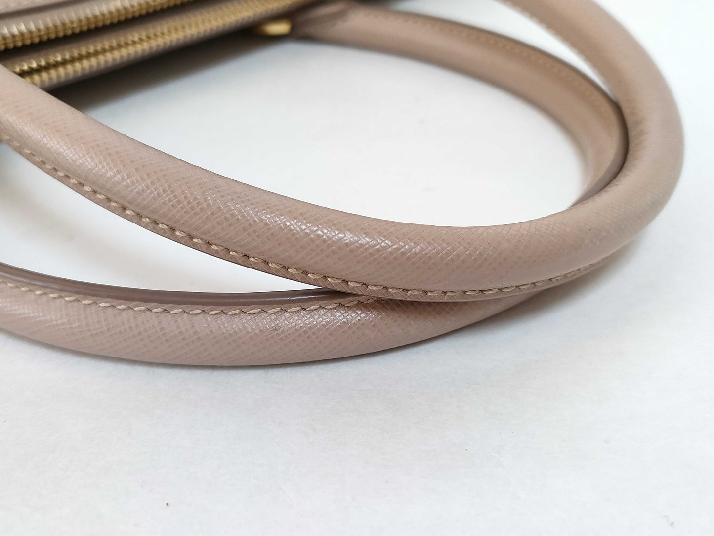 PRADA Saffiano Handbag Beige