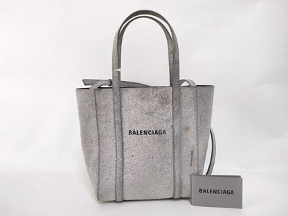 BALENCIAGA Everyday 2-Way Bag Silver Handbag