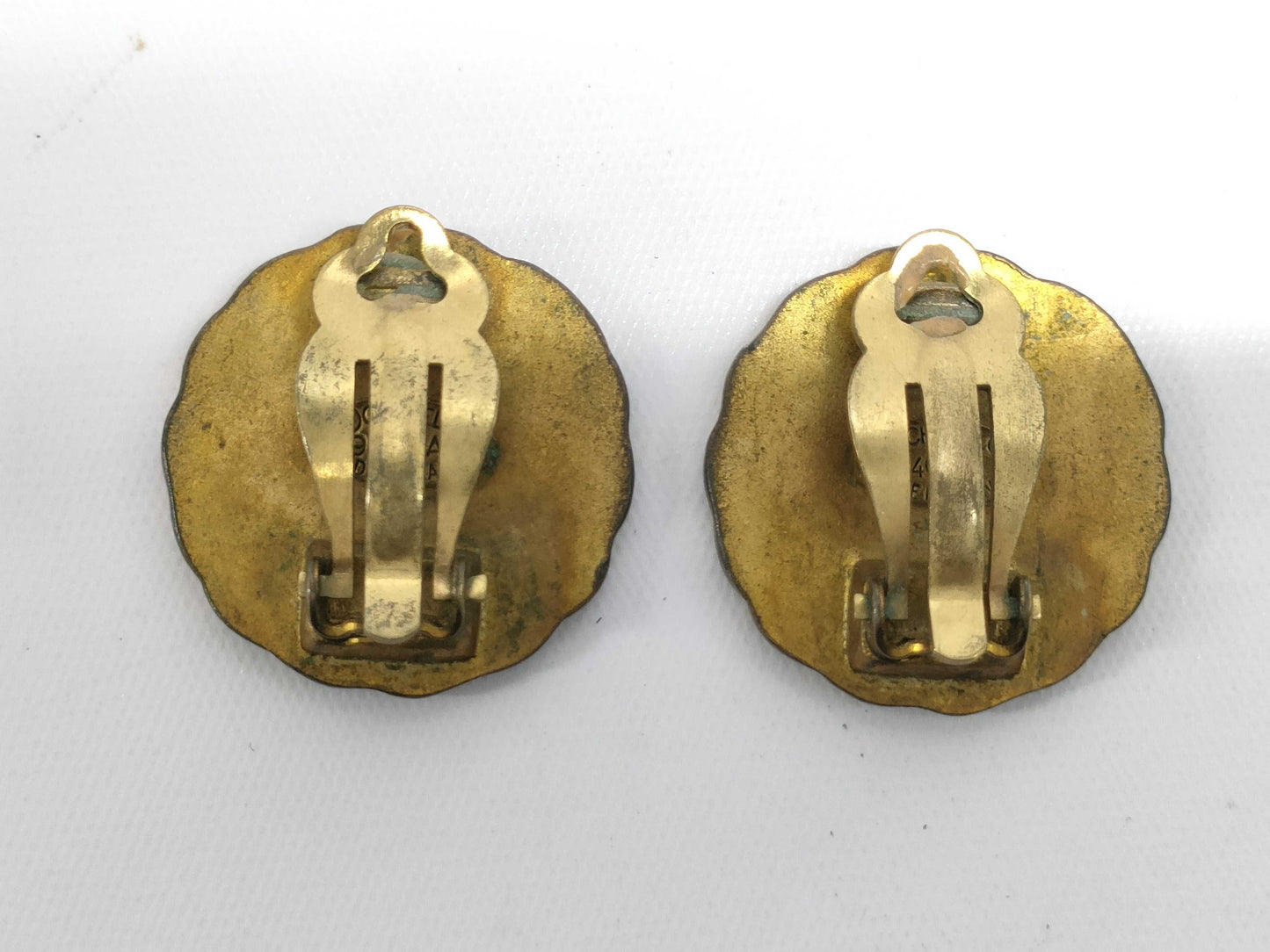 CHANEL Coco Mark Round Earrings 94A Earrings