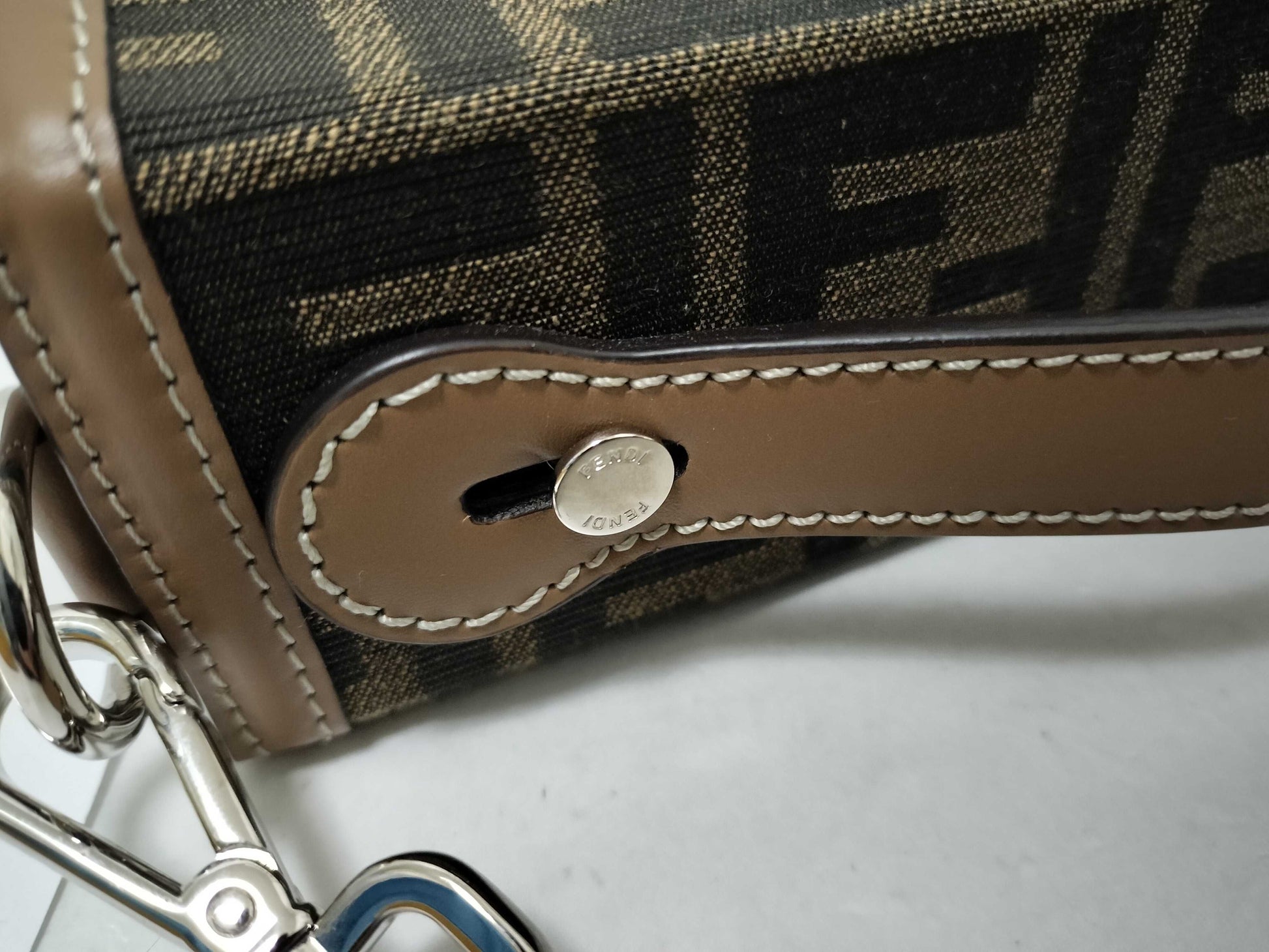 FENDI Unused Baguette FF Shoulder Bag