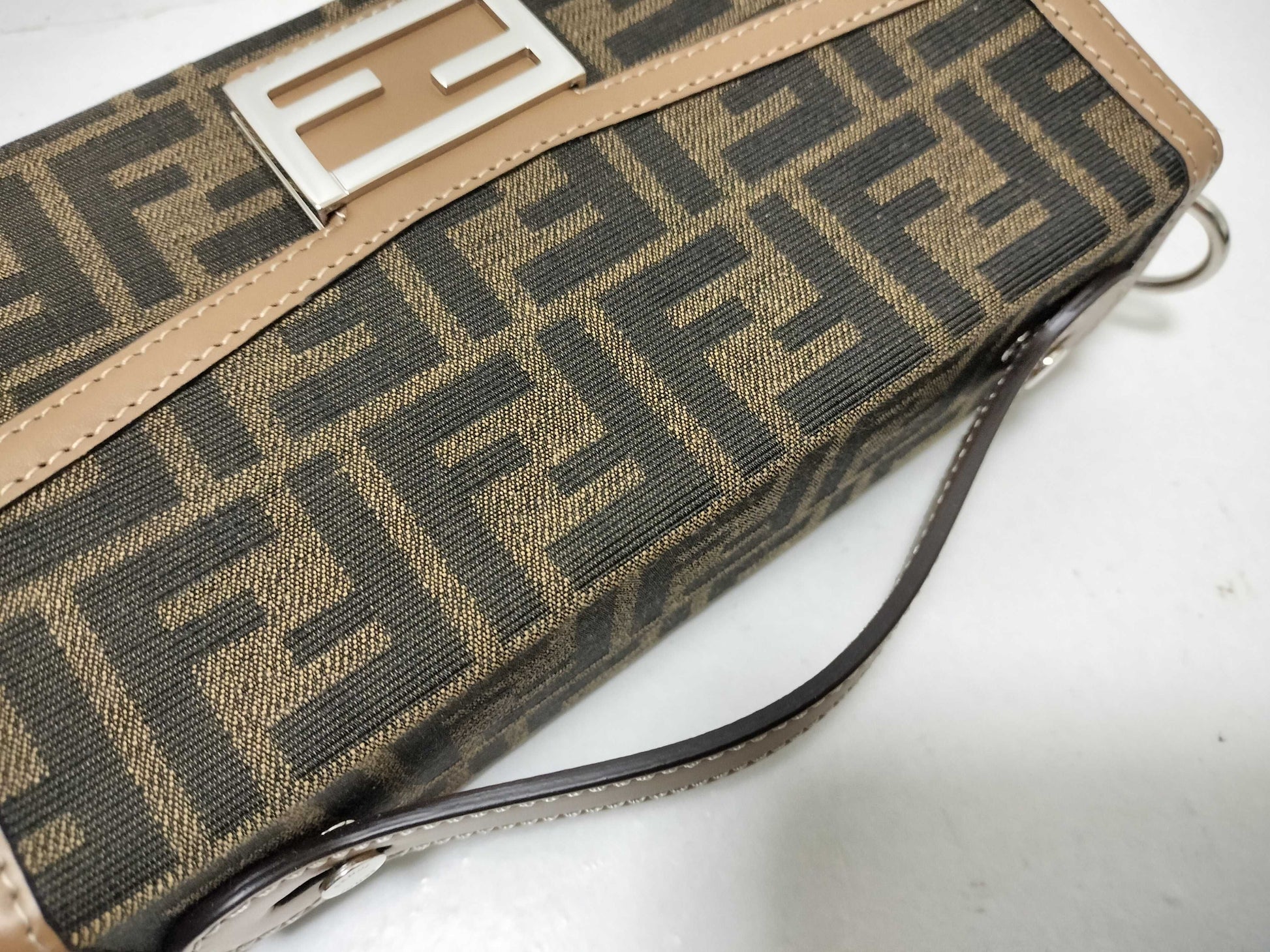 FENDI Unused Baguette FF Shoulder Bag