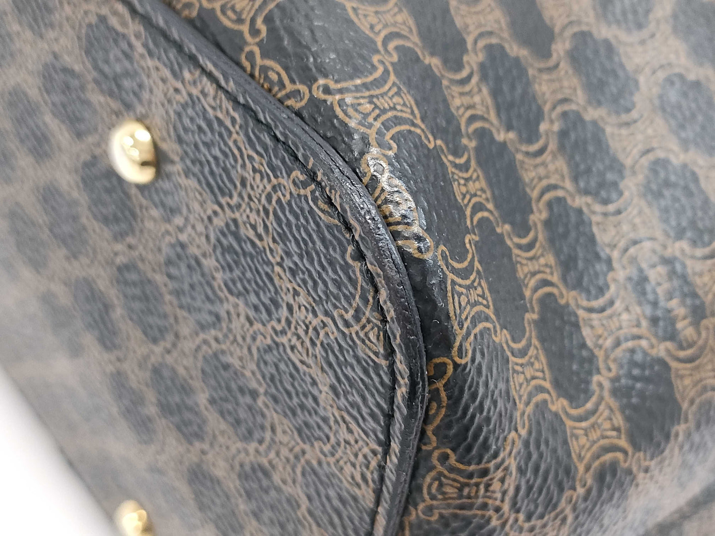 CELINE Macadam Circle Logo One-Shoulder Bag