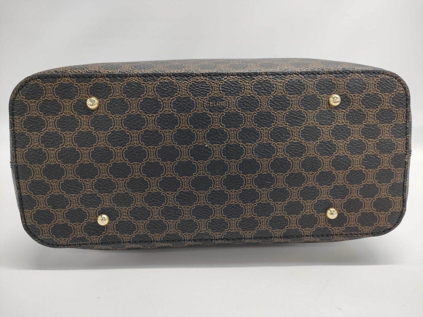 CELINE Macadam Circle Logo One-Shoulder Bag