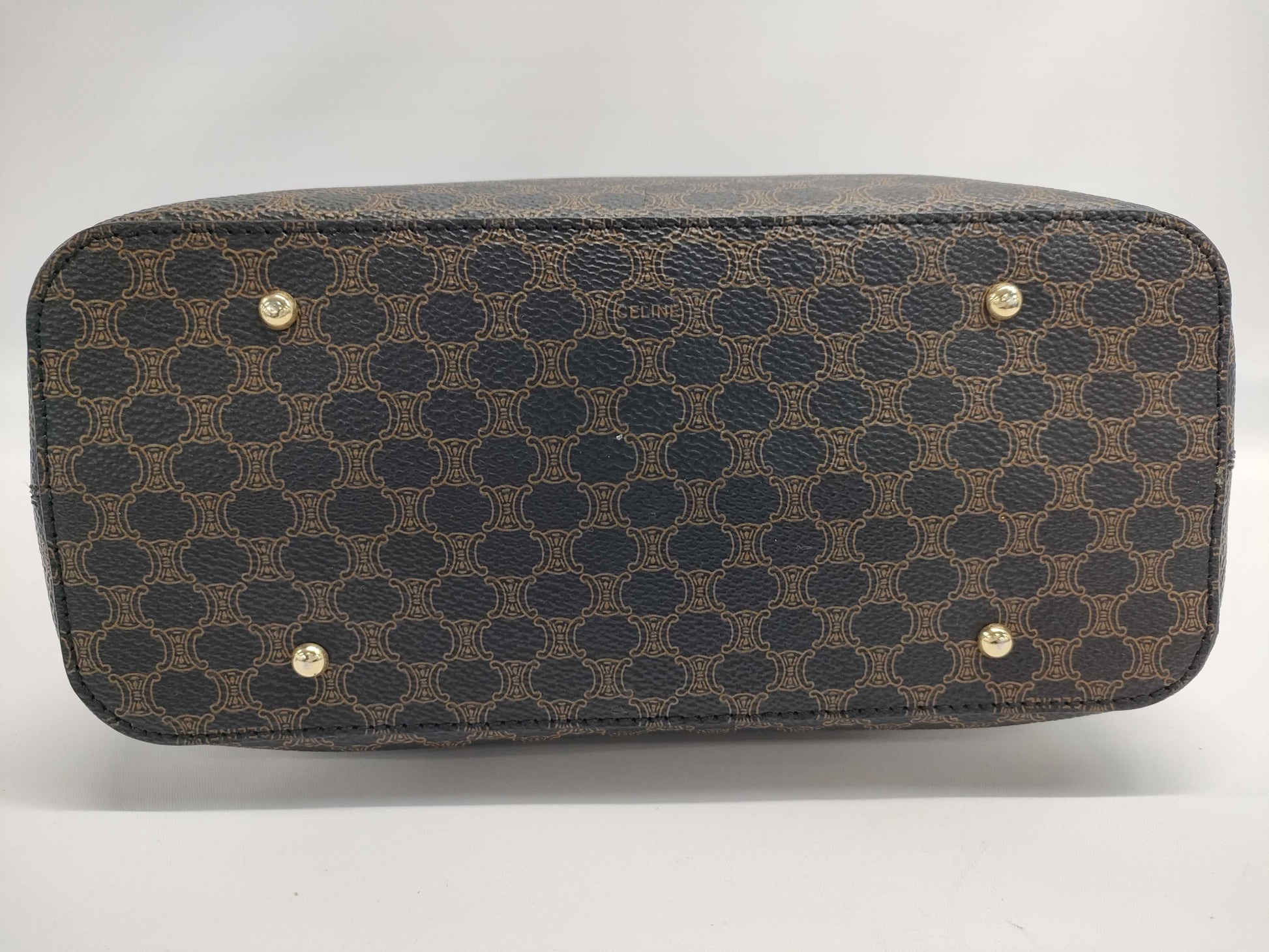 CELINE Macadam Circle Logo One-Shoulder Bag