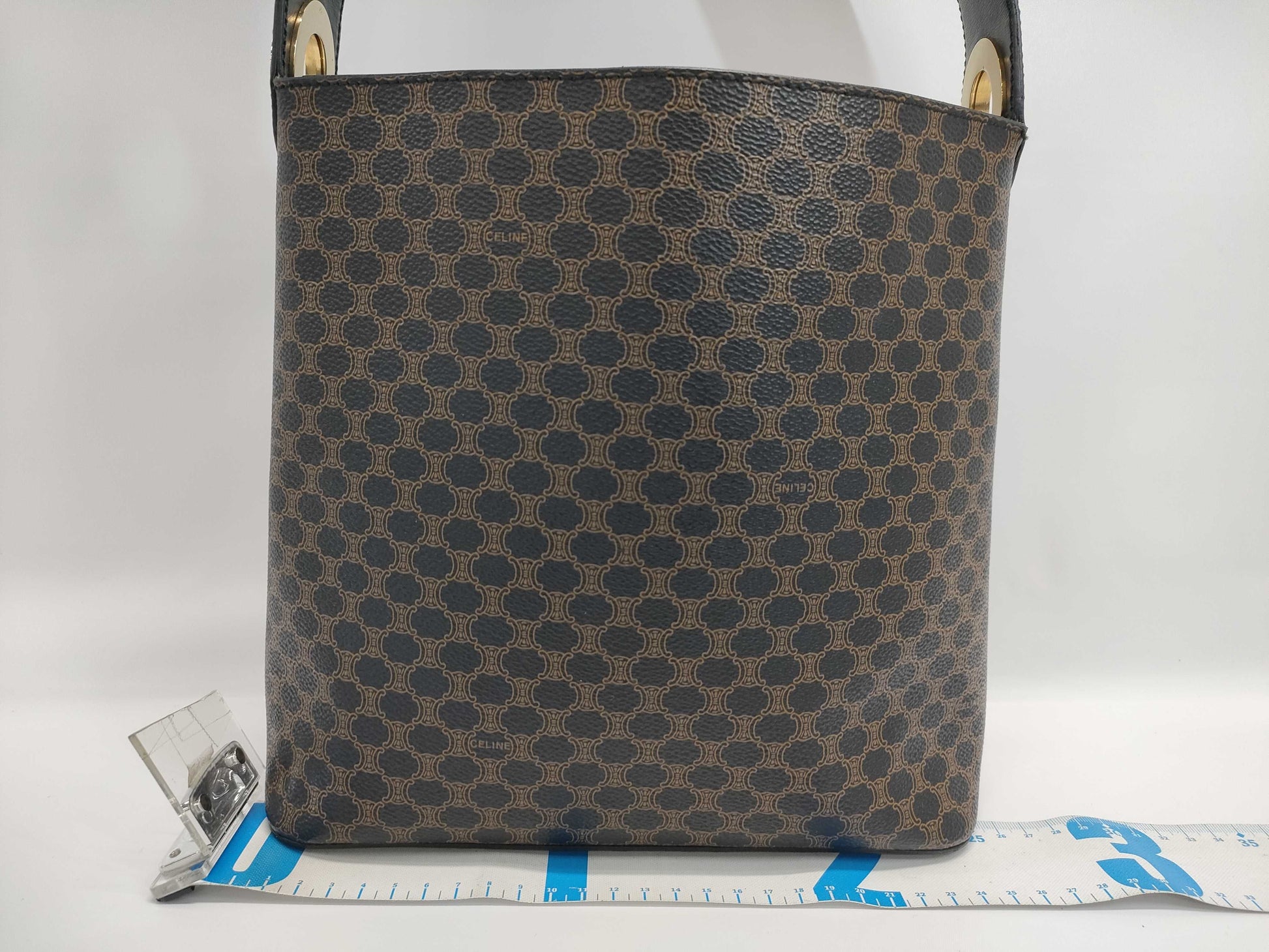 CELINE Macadam Circle Logo One-Shoulder Bag