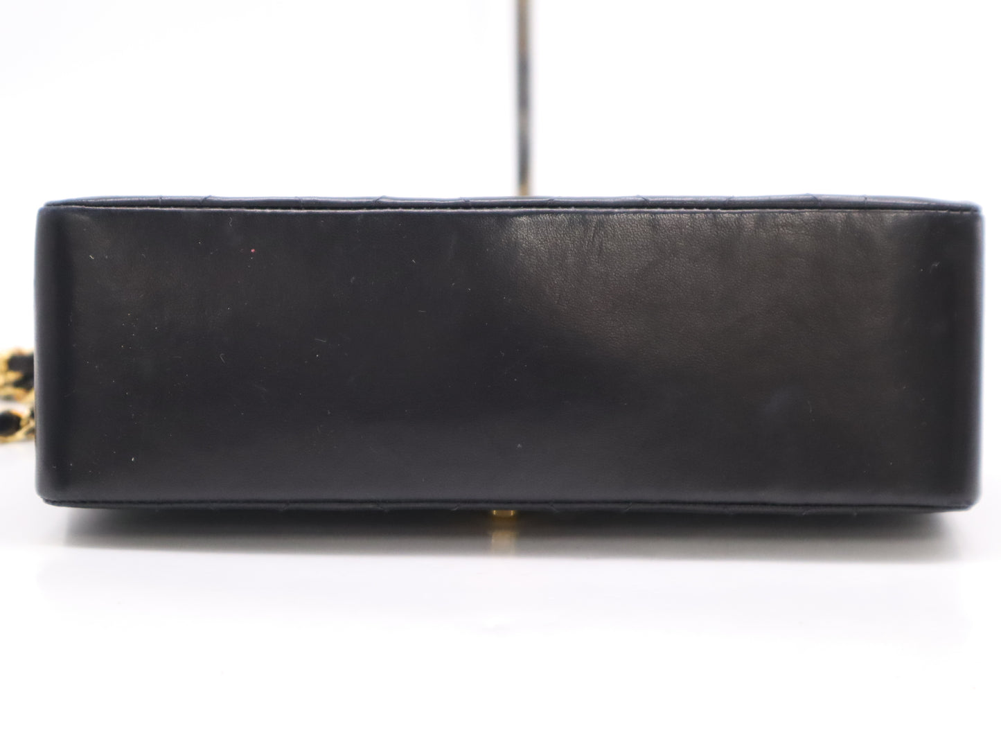 CHANEL Lambskin Matelasse 22 Shoulder Bag with Small Flap, Small Chain, Turn Lock, Gold Hardware, Black, Guarantee Card, Card Holder, Sticker, 2057903