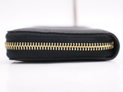 GUCCI 658691 Other Line Bag Leather GUCCI Logo Zip Around Wallet 525040 Wallet