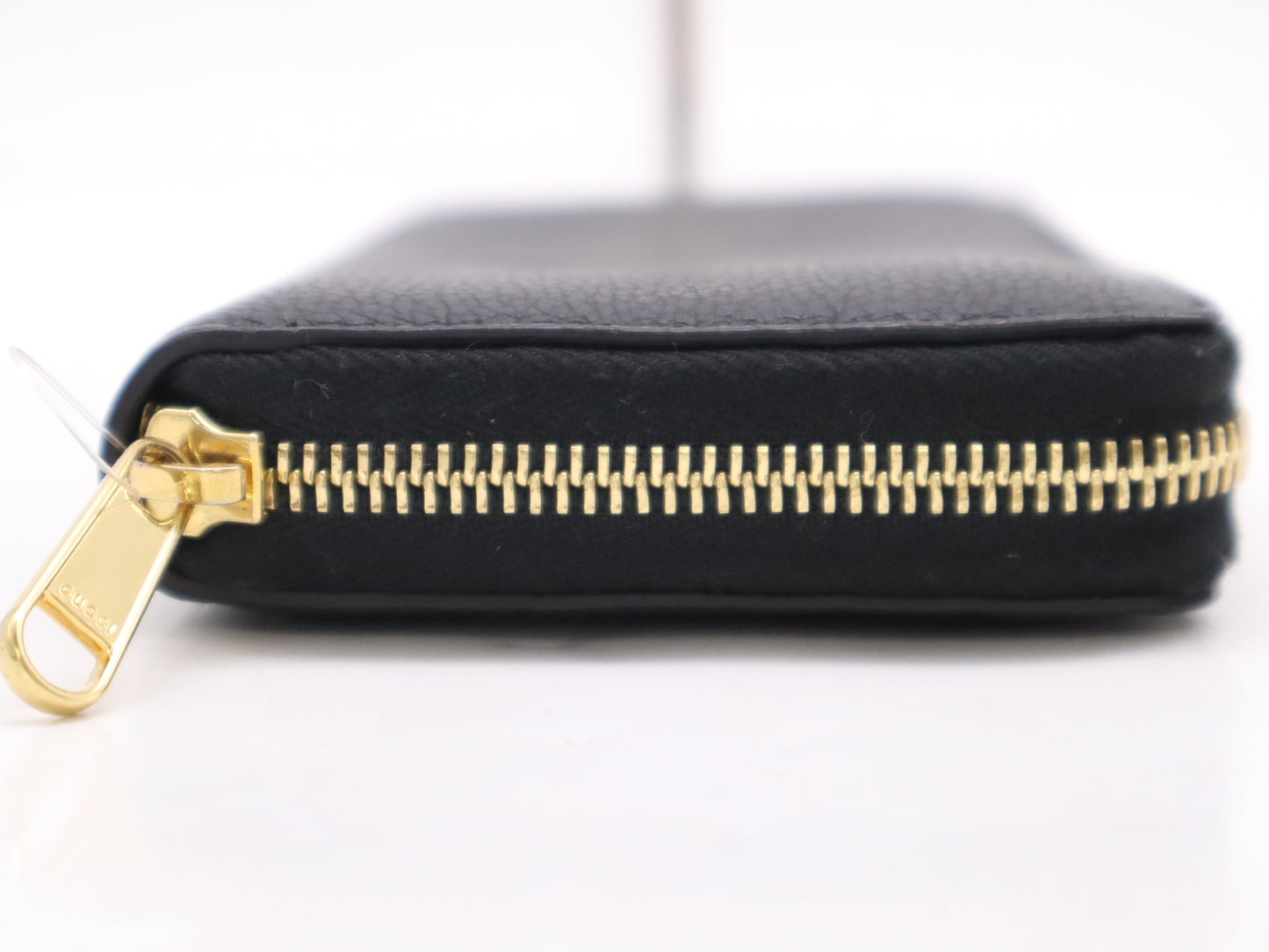 GUCCI 658691 Other Line Bag Leather GUCCI Logo Zip Around Wallet 525040 Wallet