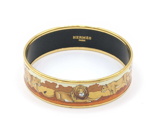 HERMES GP enamel GM bangle GD hardware bracelet bangle