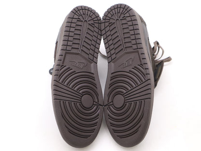 DM7866-202 Other Clothing Line Air Jordan 1 Low Travis Scott Suede Brown with Replacement Laces Size 28CM Sneakers