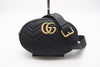 GUCCI 491294 Double G GG Marmont Quilted Belt Bag Black 498879 Waist Bag