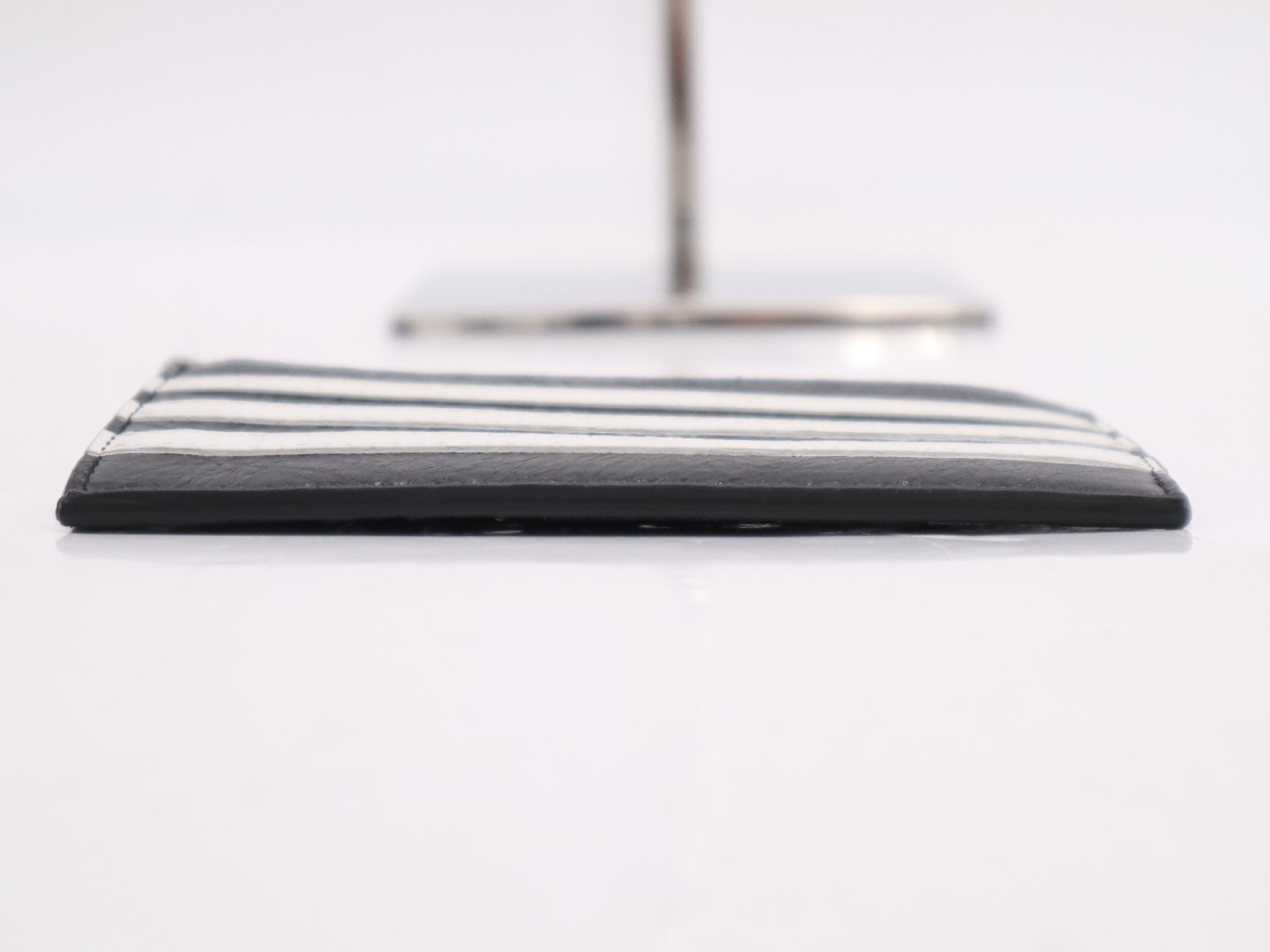 BALENCIAGA 721896 Balenciaga x Adidas Leather Fragment Case Black 203437 Wallet