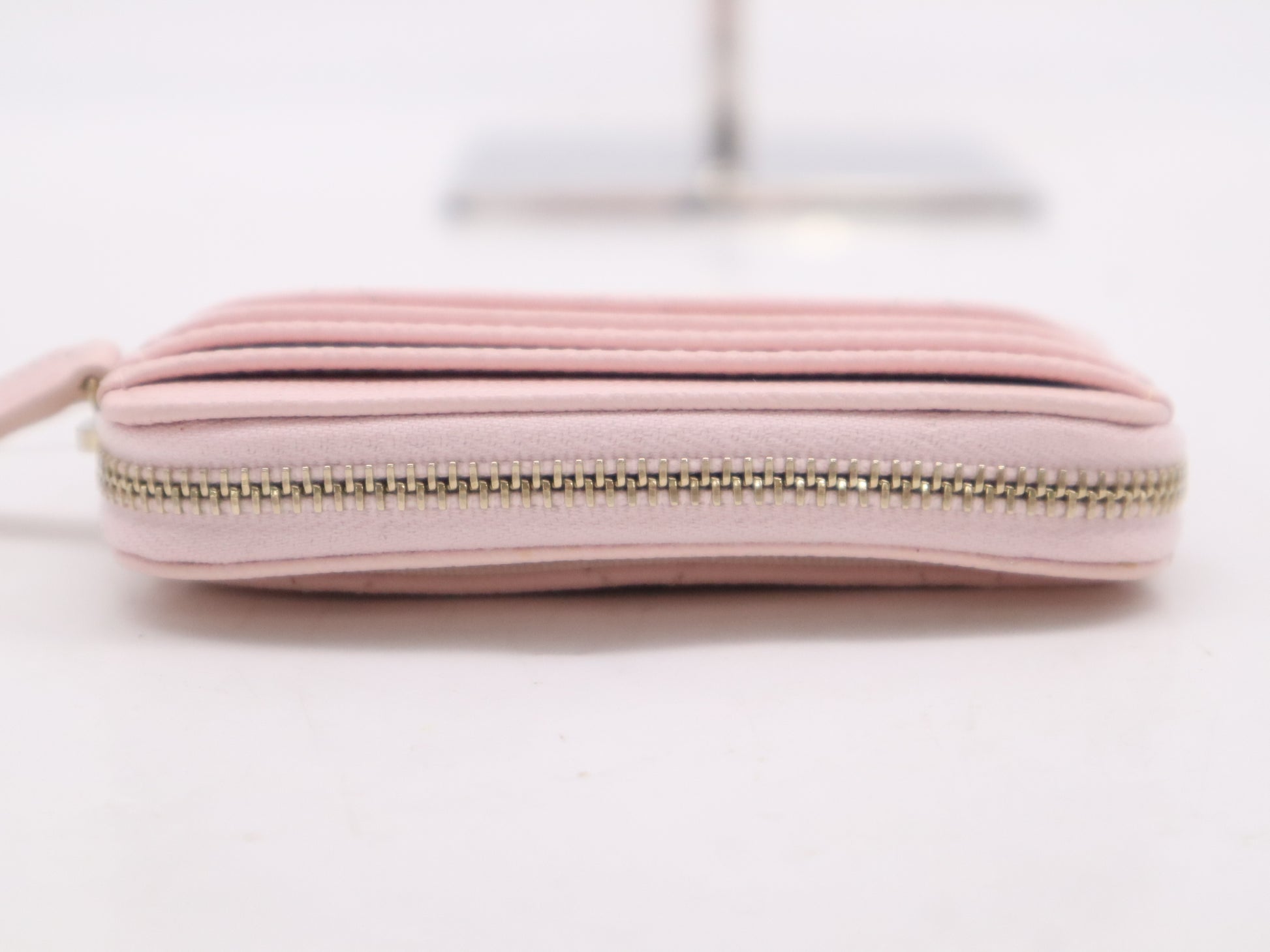 CHANEL AP2741 Caviar Skin Coco Mark Matelasse Coin Case Pink 32075703 Coin Case