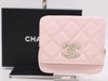 CHANEL AP2741 Caviar Skin Coco Mark Matelasse Coin Case Pink 32075703 Coin Case
