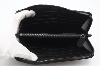 Berluti Calligraphy Long Zip Wallet Black/Gray F0290 Wallet
