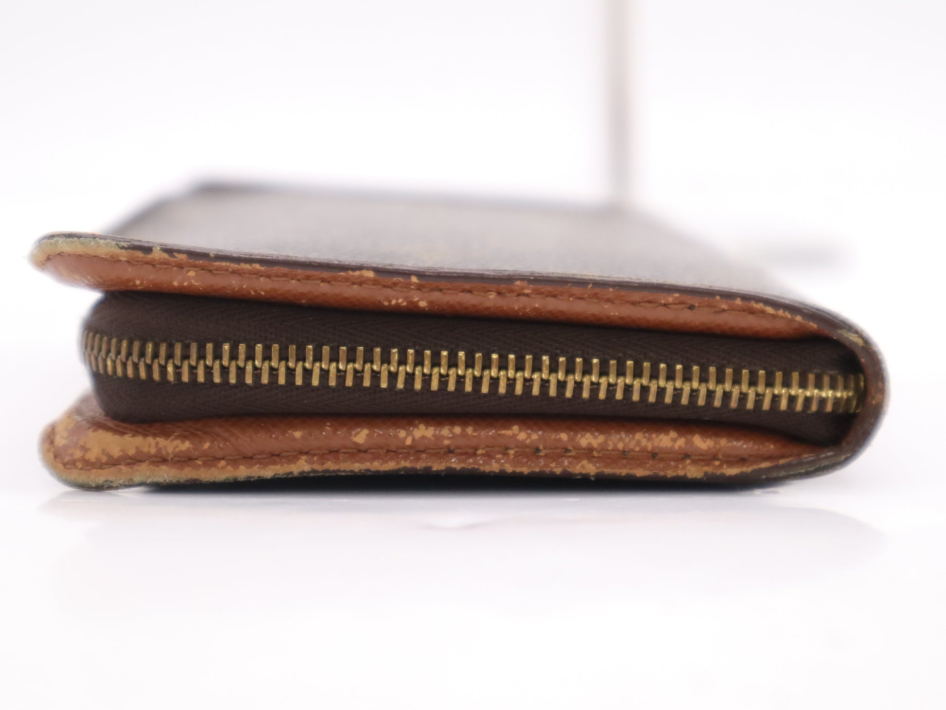 LOUIS VUITTON M61727 Monogram Porte Monne Zip Wallet