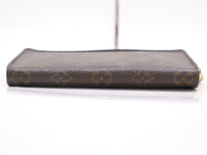 LOUIS VUITTON M61727 Monogram Porte Monne Zip Wallet