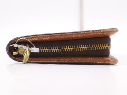 LOUIS VUITTON M61727 Monogram Porte Monne Zip Wallet