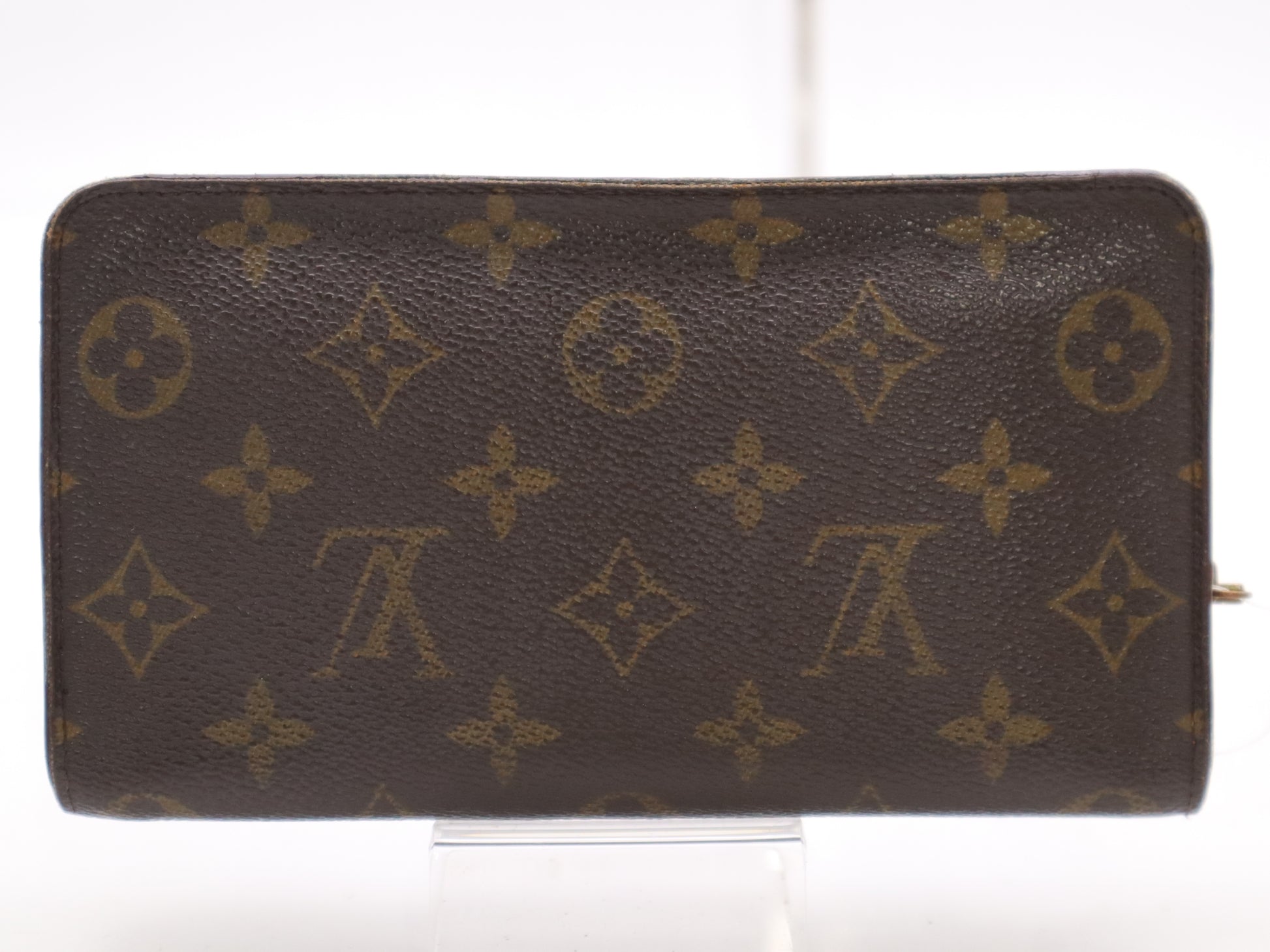 LOUIS VUITTON M61727 Monogram Porte Monne Zip Wallet