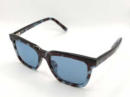  LOUIS VUITTON Z2344E acetate frame sunglasses with LV logo temples, square frame, colored lenses, blue, box and dust bag included.