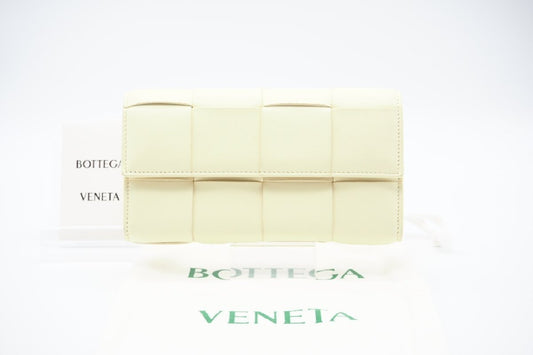 BOTTEGA VENETA 667433 Intrecciato Large Cassette Flap Wallet A00536196M with Dust Bag