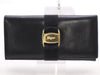 Salvatore Ferragamo 223059 Leather Vara Long Wallet with Ribbon, Black