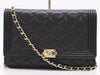 CHANEL Lambskin Matelasse Boy Chanel Chain Wallet Seal 21717492 Wallet