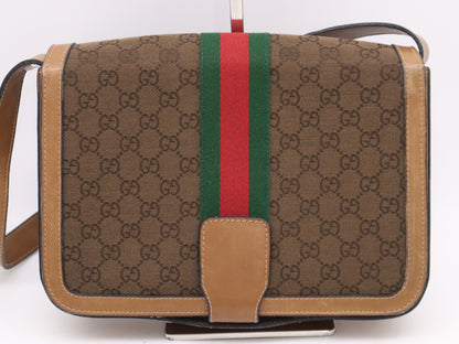 GUCCI GG Canvas Old Gucci Shoulder Bag