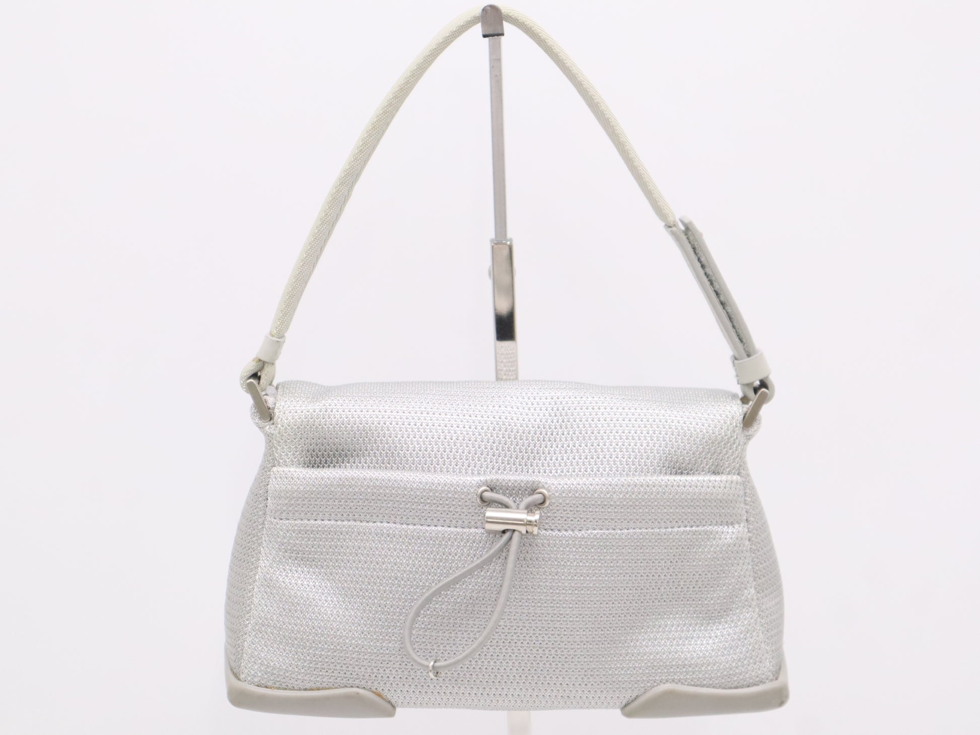 PRADA Prada Sport Mini Handbag Mesh Nylon Gray Handbag