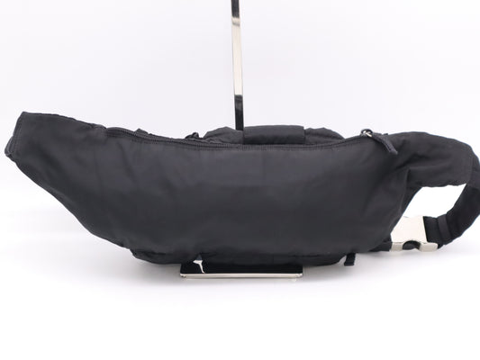 PRADA Nylon Triangle Logo Waist Bag