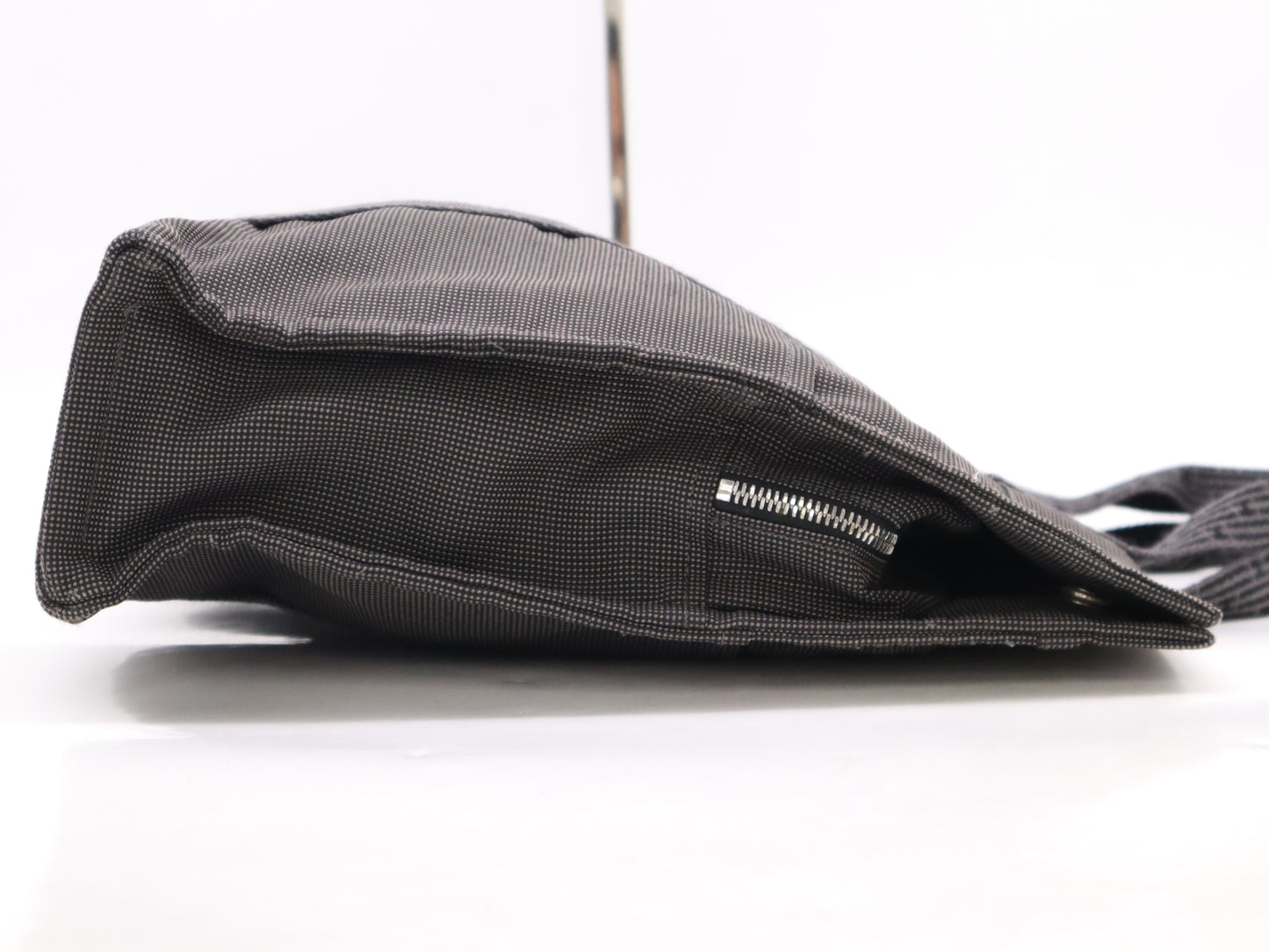 HERMES Canvas Air Line MM Tote Bag with Cadena