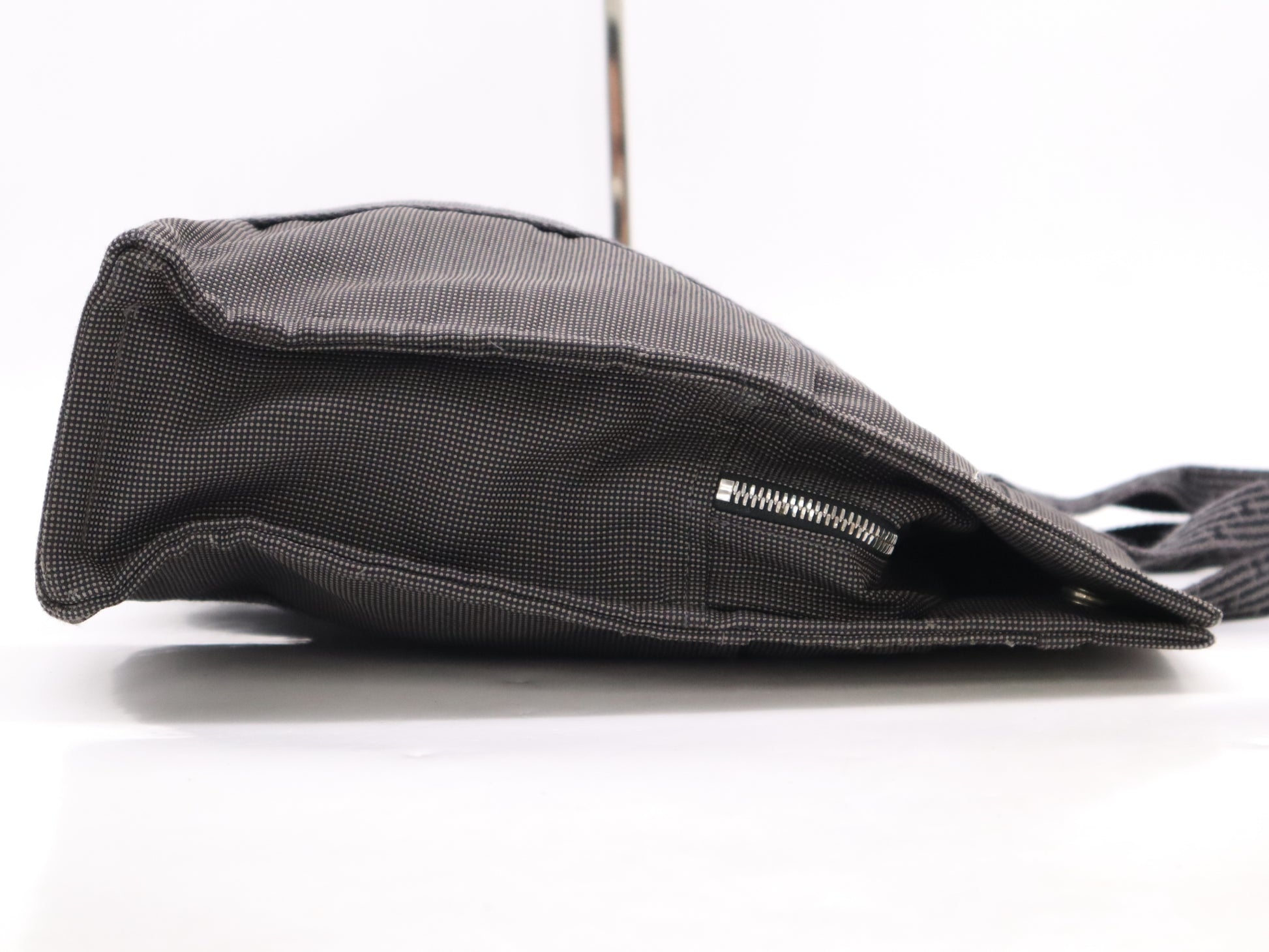 HERMES Canvas Air Line MM Tote Bag with Cadena