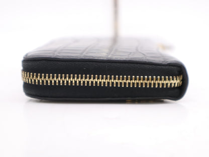 SAINT LAURENT Round Zip Long Wallet Wallet