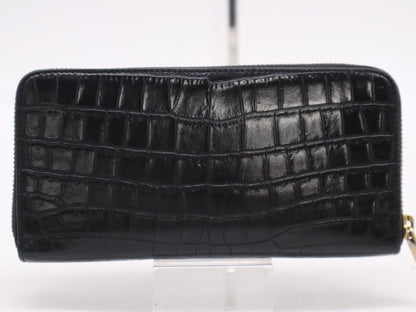 SAINT LAURENT Round Zip Long Wallet Wallet