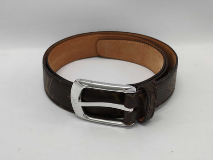 LOUIS VUITTON M6920 Monogram Santur Ellipse Belt 85/34