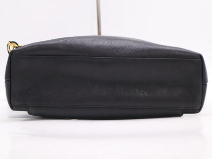 CHANEL Caviar Skin Coco Mark Chain Black GD Hardware Unclear Seal Shoulder Bag