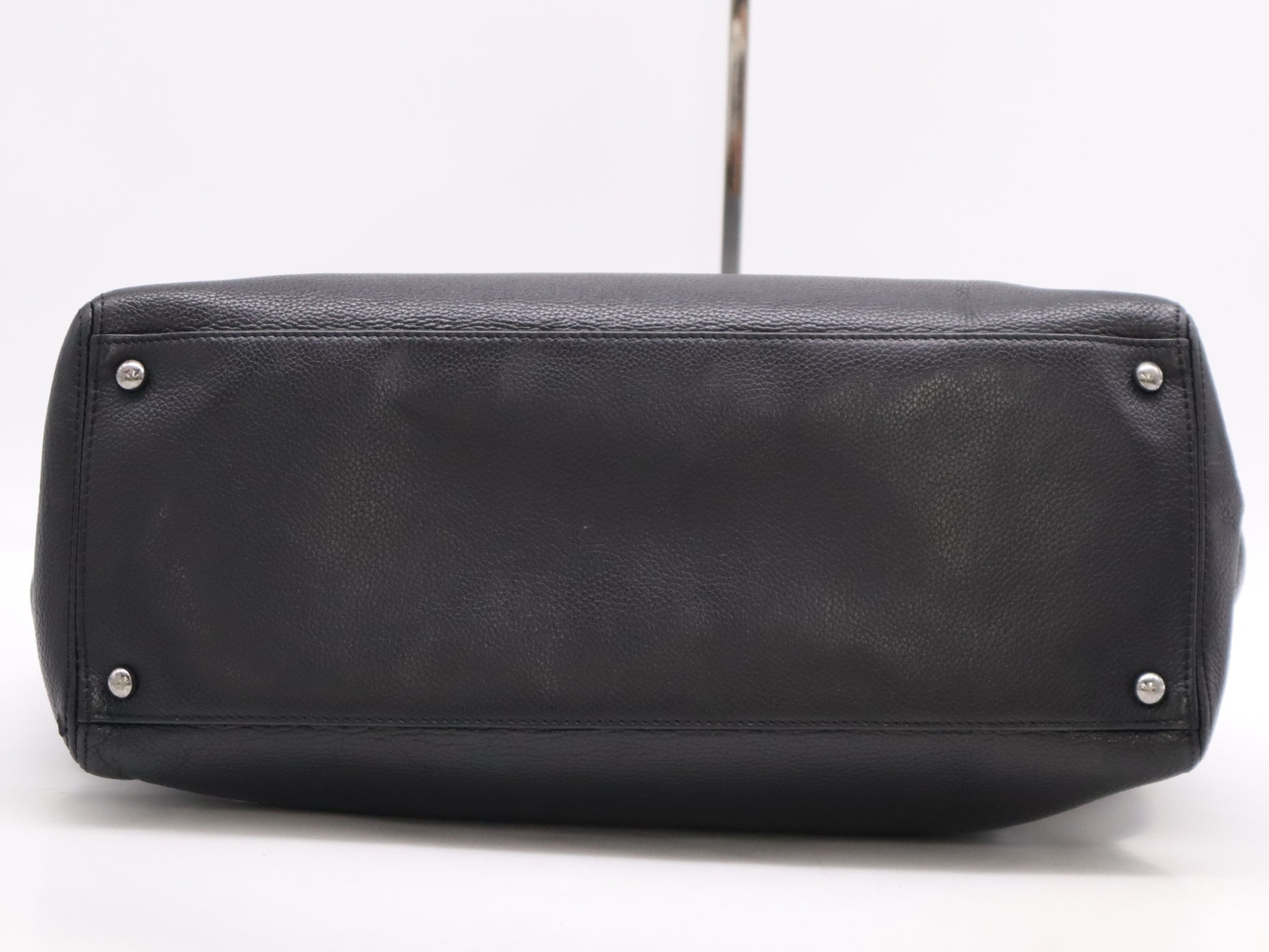 CHANEL Caviar Skin 2.55 Executive Tote Bag with Silver Hardware, Black Seal and Card Included, 10249221 Handbag