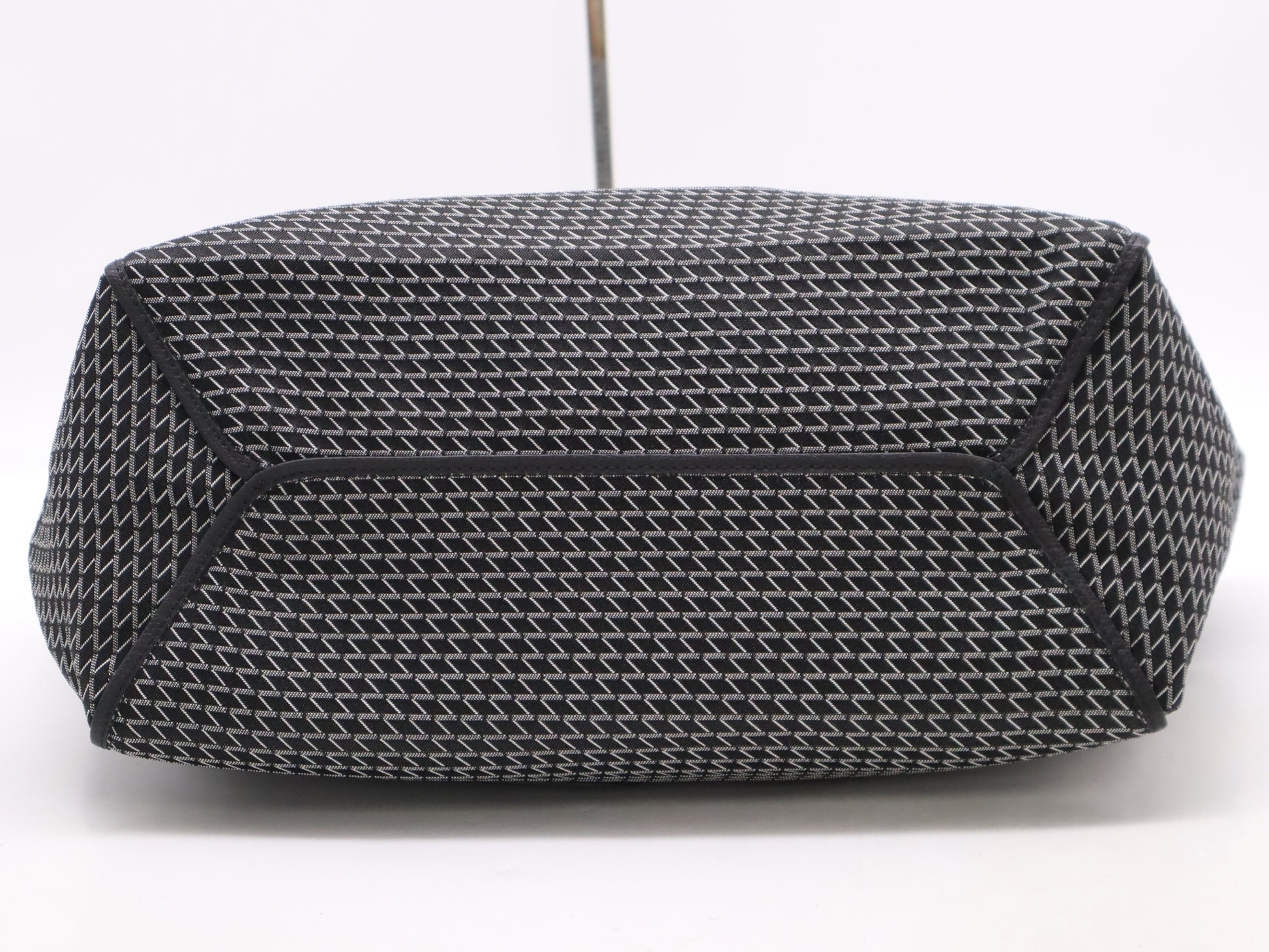 Jacquard x Leather K-VAL Medium Tote Bag, Black, with Dust Bag