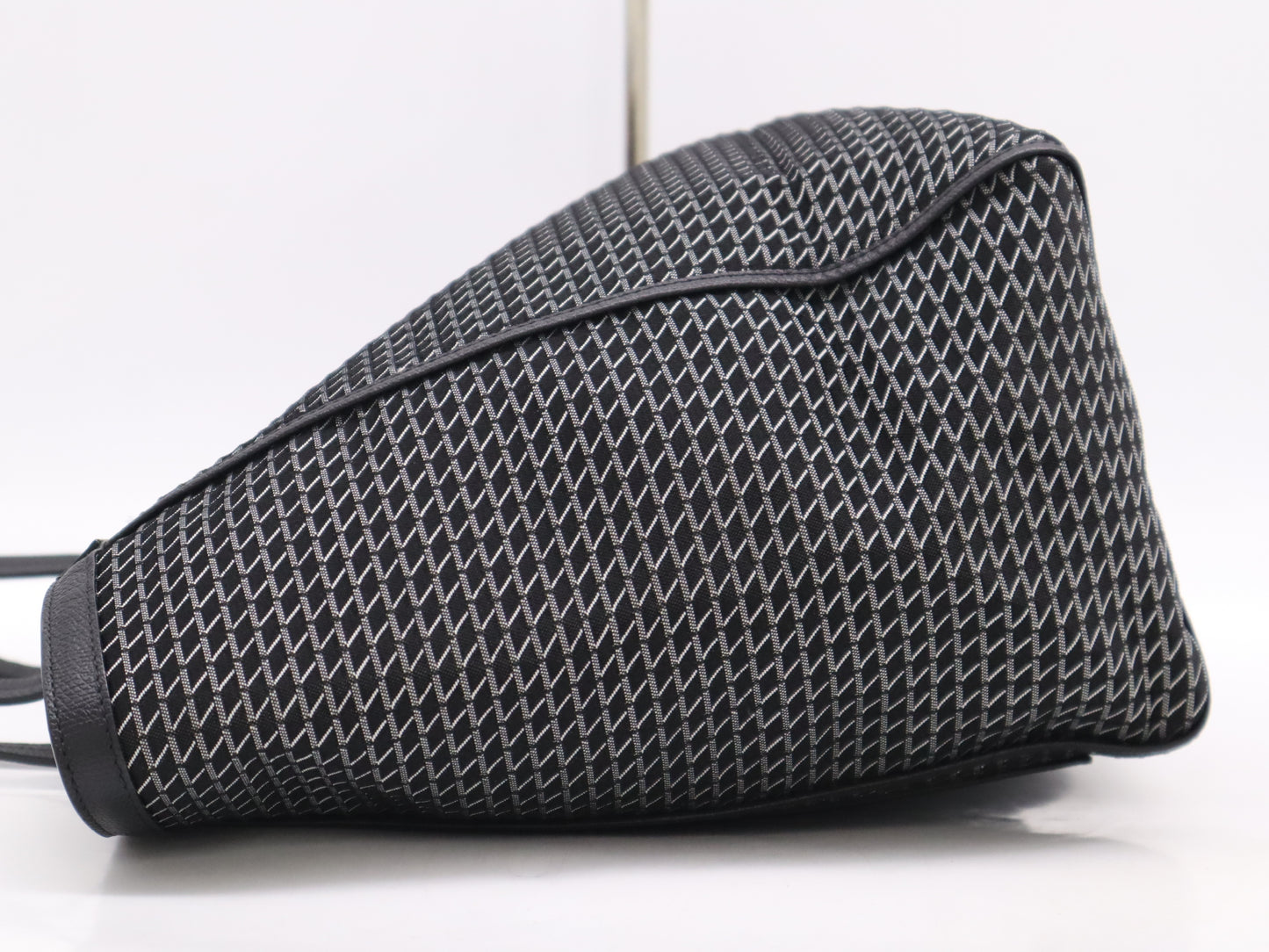 Jacquard x Leather K-VAL Medium Tote Bag, Black, with Dust Bag